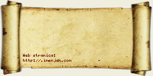 Jelena Damjanov vizit kartica